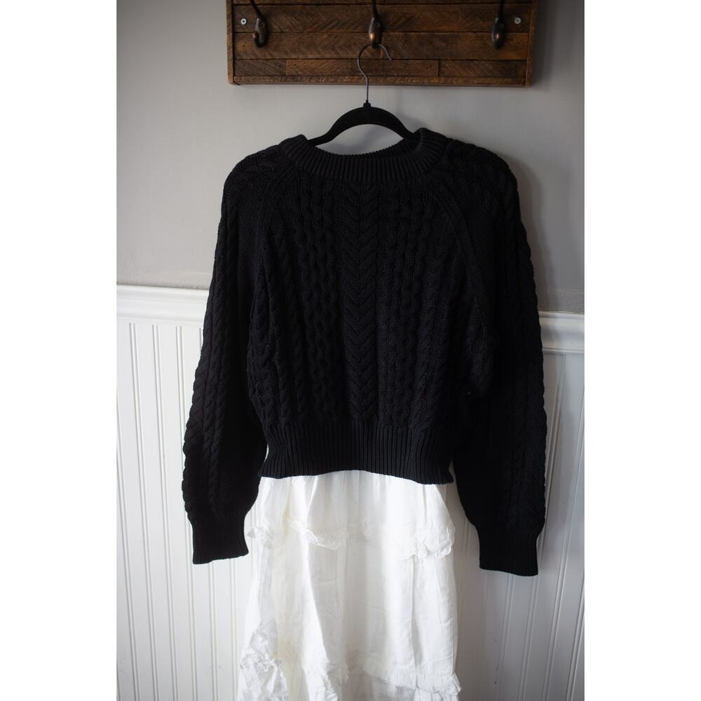 Anthropologie Twofer Sweater Tiered Dress XL NEW - Picture 2 of 4